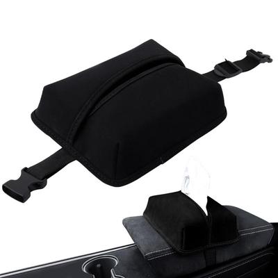 Porta-lenços da moda para carro, porta-lenços para banco traseiro, porta-guardanapos para viseira de sol, elegante porta-guardanapos para lenços de papel