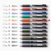 Pentel Energel Gel Ink Ballpoint Knock Silver 10 Pens Pen, Type, 0.7mm, Barrel, BL77-F, Orange,