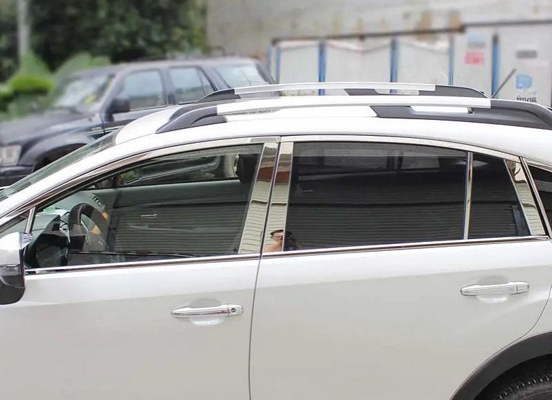 

Молдинги дверних стояків Libao (4 шт, пласт) для Subaru XV 2011-2017 рр.