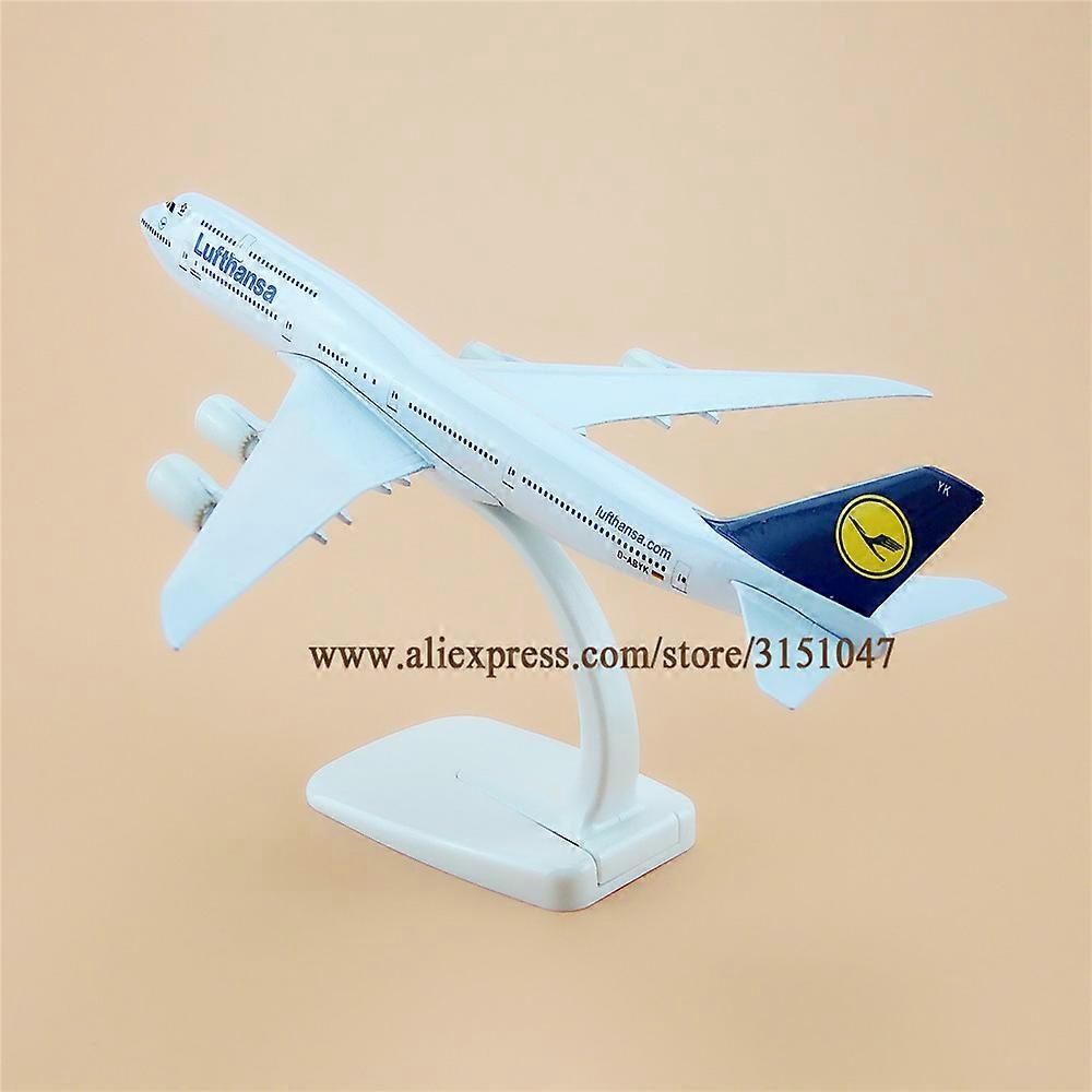 20cm Model Airplane Air Lufthansa B747 Boeing 747-8 Airways Airlines Metal Alloy Plane Model Diecast Aircraft