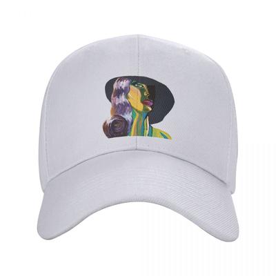 The Paranoia (Noir Woman In a Topless Hat) Baseball Cap Male Christmas Hat Beach Bag Women'S Golf Clothing Unisex'S