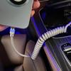 Junwen Glowing Silicone Spring Fast Charging Cable