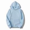 Unisex Trendy Hooded Fleece Sweatshirt: Solid Color, Loose Fit, Casual Style