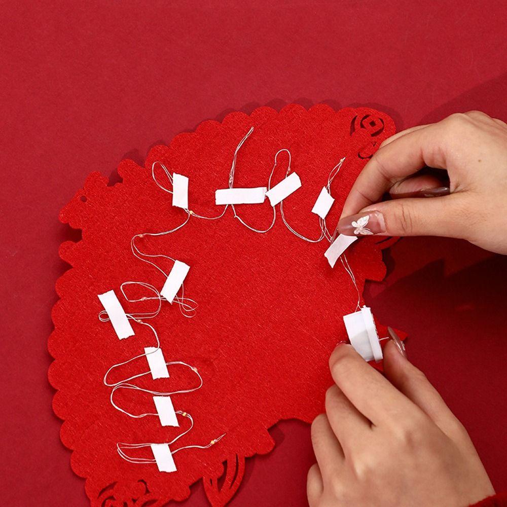 Traditional Year of The Horse Lantern Blessing New Year Lucky Pendant  Spring Festival Decoration