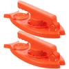 Raindrops Orange Pp Dumpling Maker 2 In 1 Easy To Use For Home 2pcs