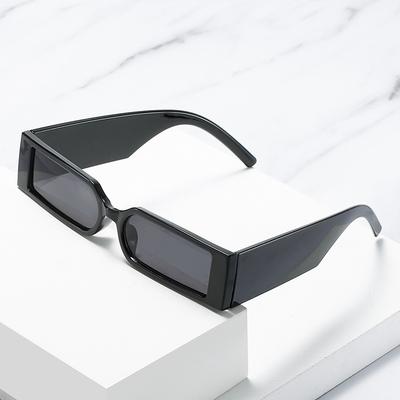 Vintage Small Hip Hop Glasses Rectangle Women's Square Sunglasses Retro Style Fashion Design Sunglasses Modern UV400