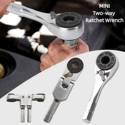 Nueva Mini Llave Dinamométrica 1/4" Ratchet Hexagonal Ajustable Llave de Destornillador Bidireccional Manual Tools