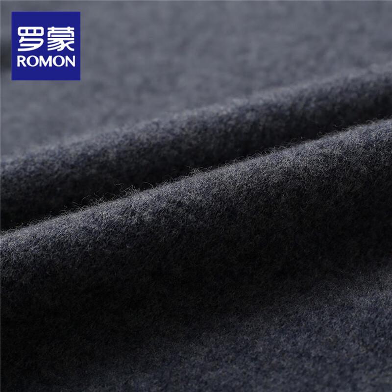 Romons Men's Pure Wool Half-High Neck Sweater