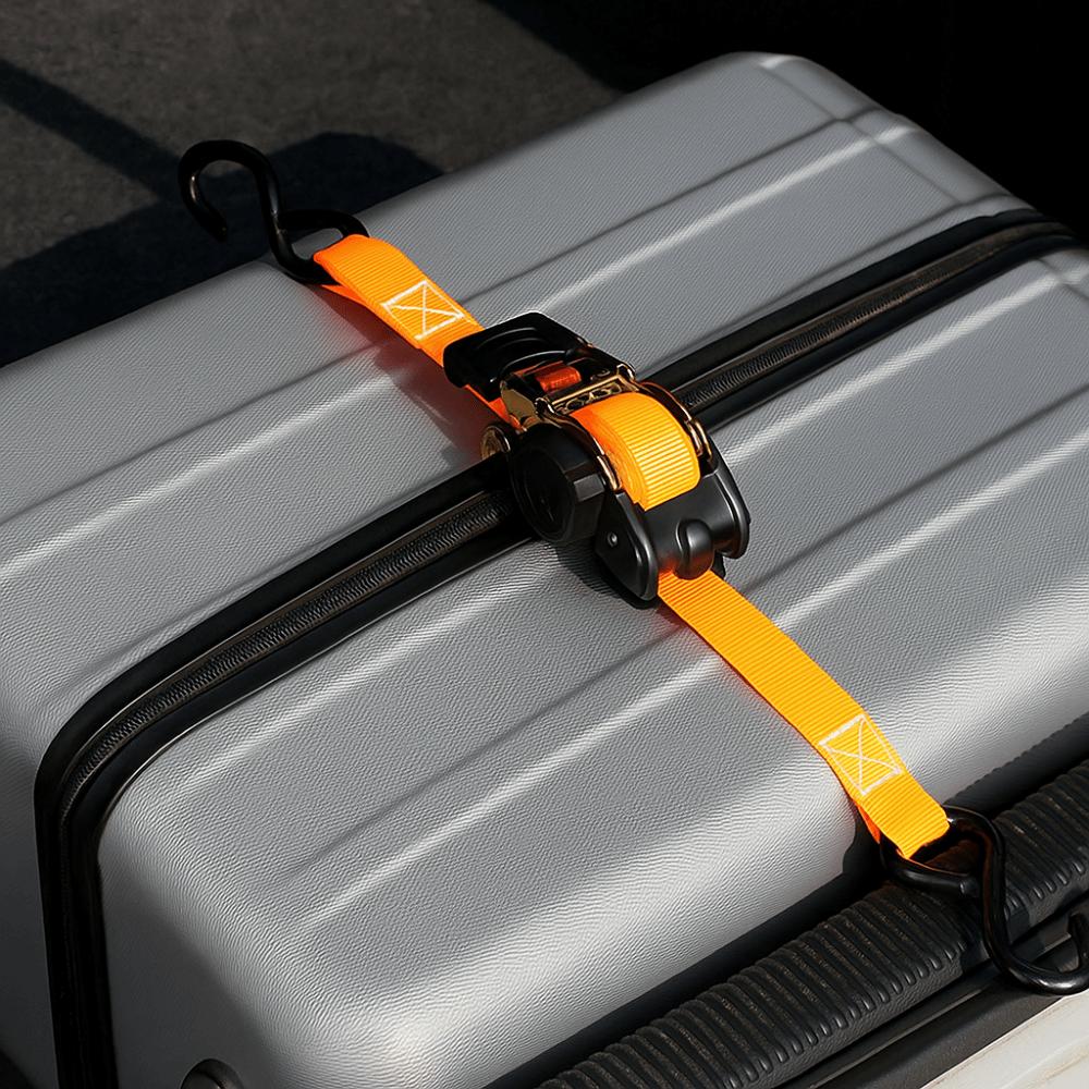 Strong Automatic Lashing Belt Thickening Auto Retract Ratchet Tie Down Straps  Luggage Securing