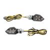 Motorcycle Mini Turn Signal Lights Lamp Supermoto Motorbike Universal LED Indicators Lights Amber Blinker Enduro Accessories