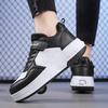 28-40 Children's Sneakers Running Shoes Two-wheeled Disassembly Student Skate Shoes Sneakers