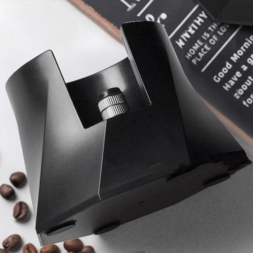 Spiral Pattern Coffee Tamper Base Black Coffee Portafilter Station Coffee Tamper Holder  Cafe