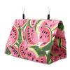 Parrot Hammock Canvas Colourful Watermelon Pattern Soft Comfortable Bird Triangle Nest for Bird