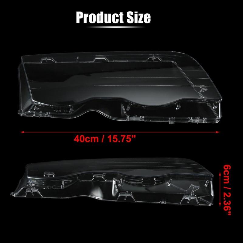 Right Car Headlight Lens Cover Lens Head Light Shell Cover For BMW E46 3-Series 4-Doors 320 325 330 1998-2001