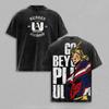 Harajuku Anime My Hero Academia Koszulka All Might Vintage Sprana Koszulka Męskie Ubrania Letnia Krótki Rękaw Poliestrowe Koszulki Ubrania