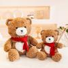 Cute Scarf Bread Bear Teddy Bear Doll Plush Toy Love Bear Hug Bear Doll Children's Rag Doll
