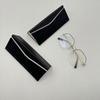 Foldable Sunglasses Storage Bag PU Leather Glasses Pouch Glasses Box  Eyewear Accessories