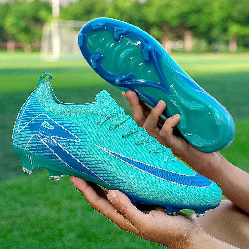 Neue Herren Fußballschuhe Trainingsschuhe FG Rutschfeste Fußballschuhe Lange Stollen Fußballschuhe Ultraleicht Outdoor Drop Shipping