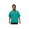 Essentials Statement Jumpman Casual Minimalist Comfortable Short Sleeve Shirt Men Shirts Washed-Teal FN4626-392