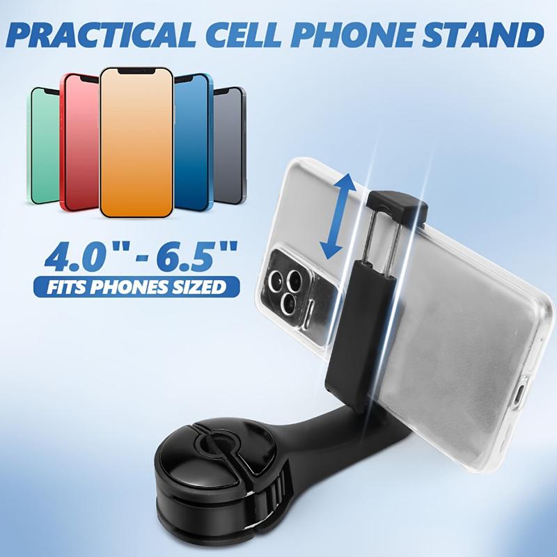 2Pcs Car-mounted Multi-functional Mobile Phone Holder Creative Rear Seat Headrest Hook Lock Buckle Style Car Phone Stand
