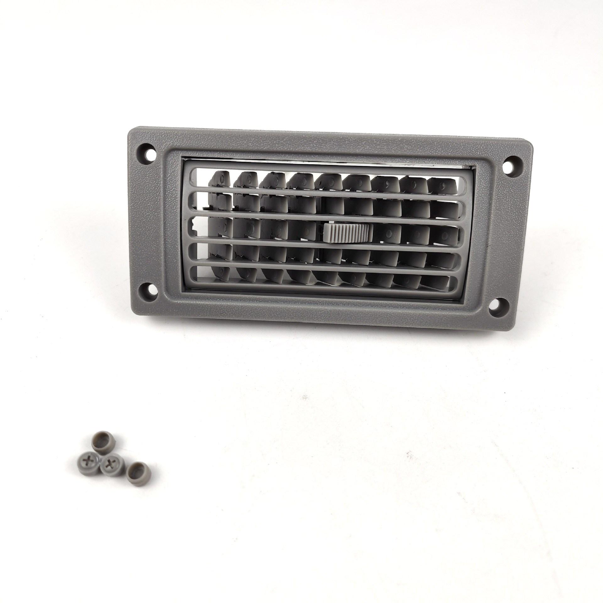 

Versatile for converting air conditioning vents in EVs, yachts, buses, RVs, trucks, and construction vehicles. сірий колір