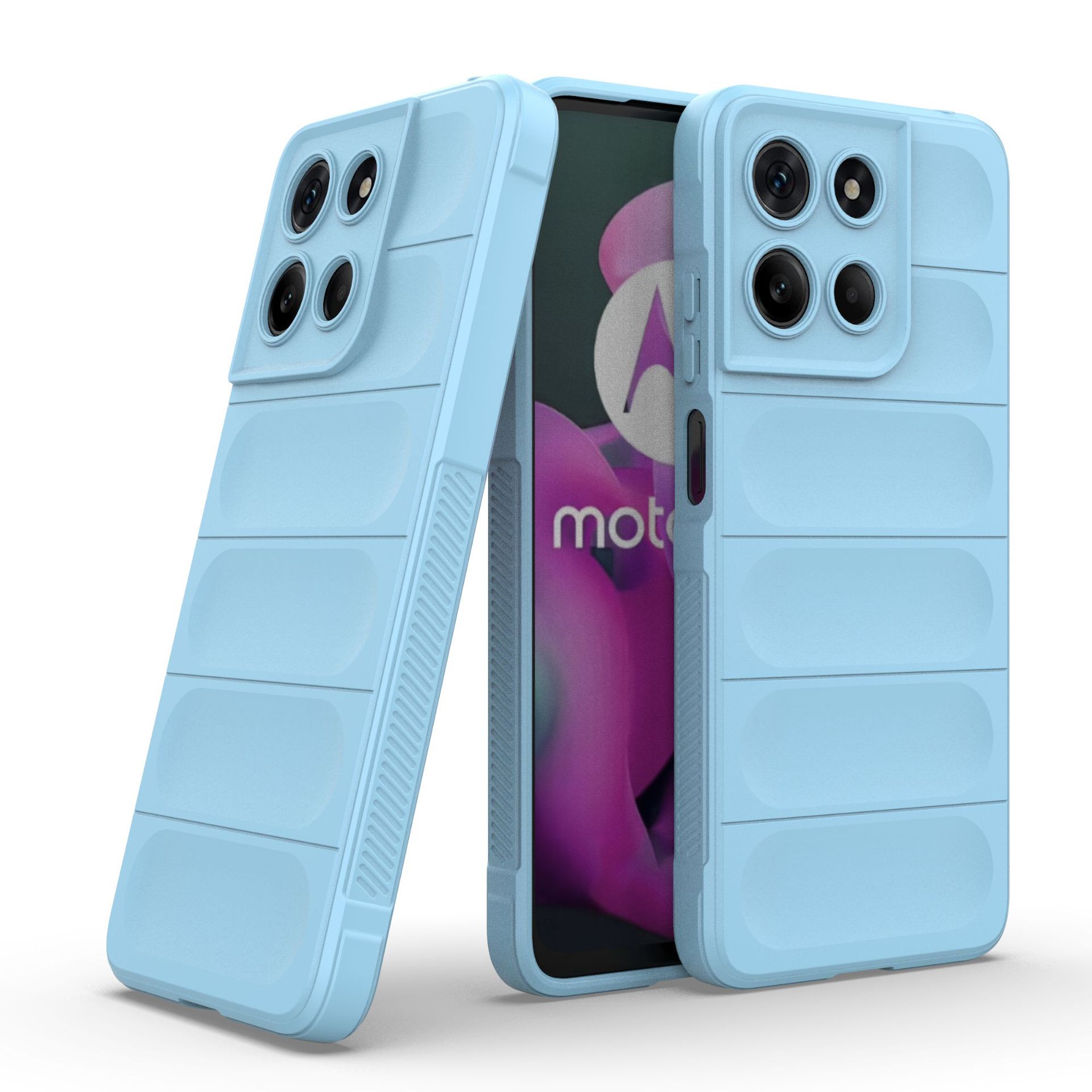 

Чохол для телефону Motorola Moto G15 4G, М який ударостійкий чохол-обкладинка з ТПУ для Motorola Moto G15 4G світло-синій колір