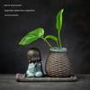 Stylish Ceramic Pothos Hydroponic Flower Pot Vase for Home Decor