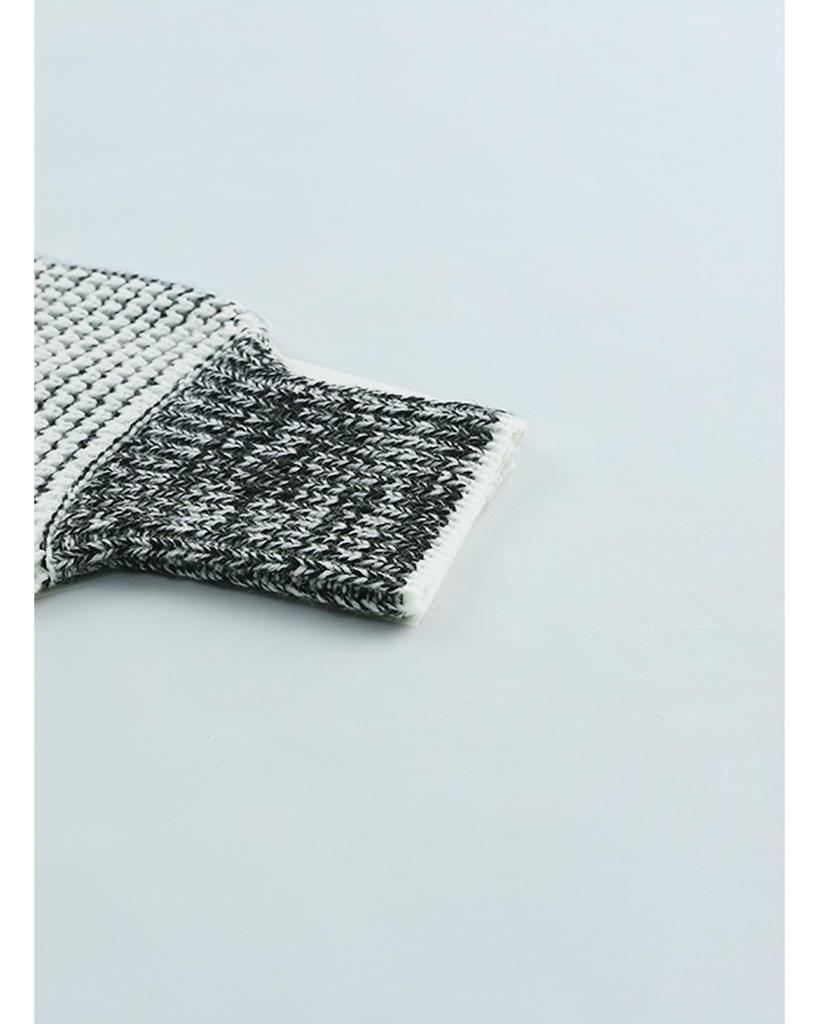 Azura Exchange Knitted Plaid Long Cardigan