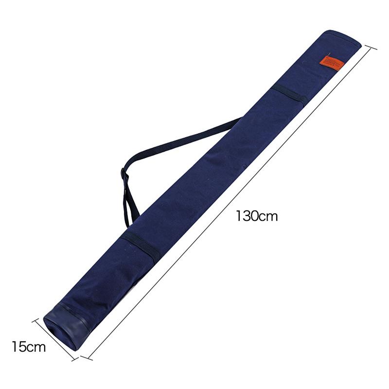 120/130/140Cm Canvas Fishing Rod Bag Waterproof Fishing Rod Umbrella Tackle Gear Storage Case Folding Portable Shoulder Bags