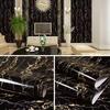 Waterproof oil proof kitchen and living room decoration wallpaper marble colored PVC stickers