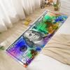 Dollar Bill Runner Rug Burning Currency Design Non-slip Carpets Creative Edgy Home Decor Entryway Mat Visual Art Portrait Carpet