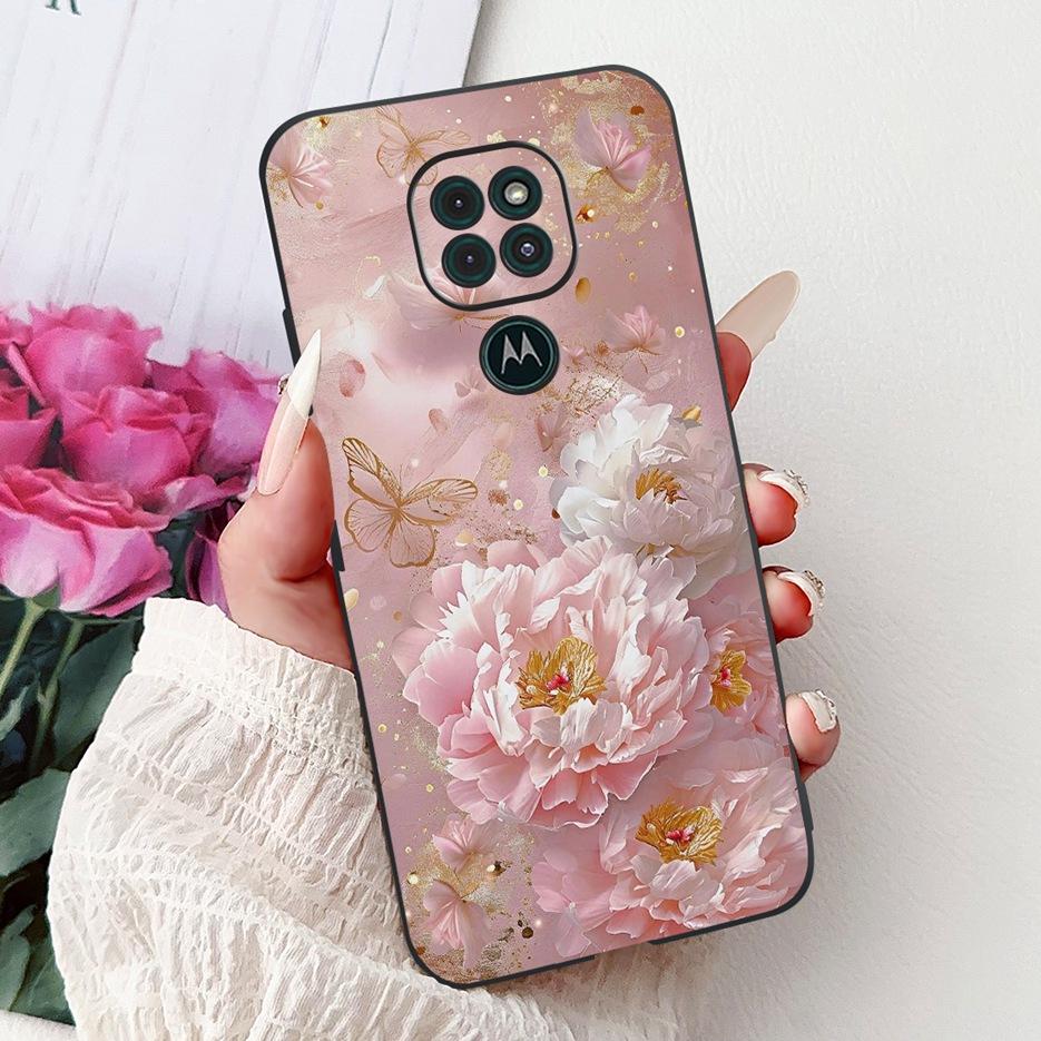 For Motorola Moto G9 Play Case Colorful Flowers Painted Cover Soft TPU Phone Cases For Motorola Moto G9 Plus MotoG9 Power Fundas