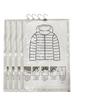 Vacuum Compressed Hanging Down Jacket Dust Cover Bag