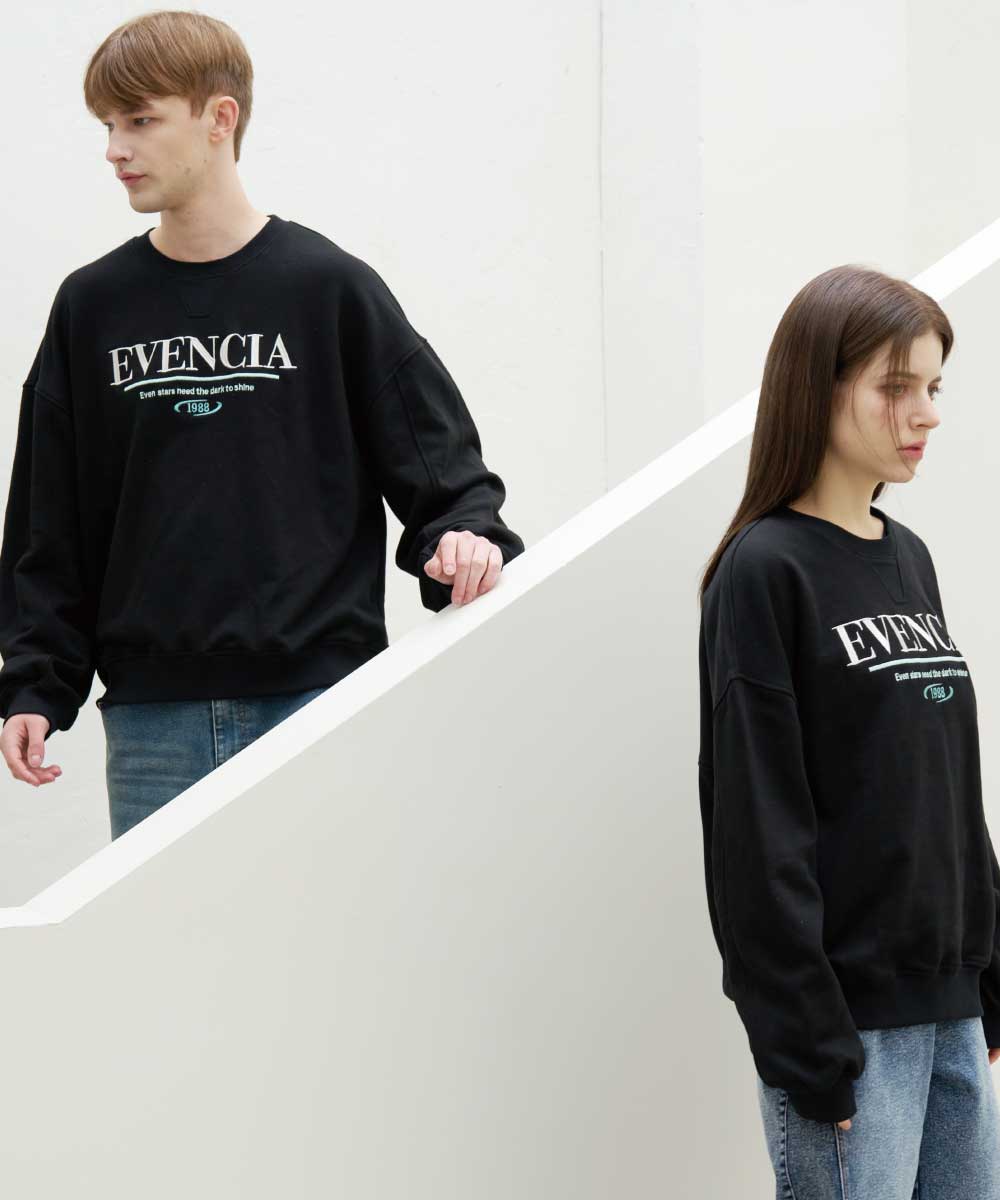 Черная толстовка Evensia Signature Black/M