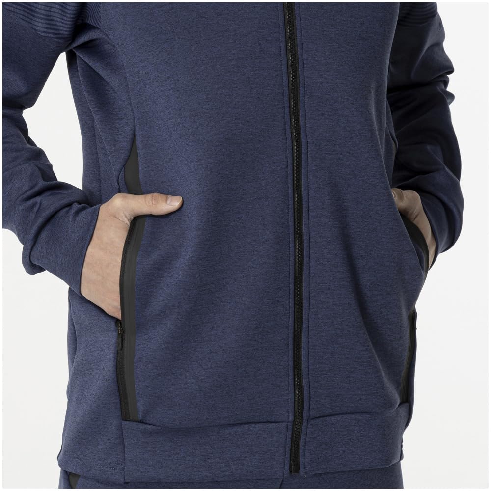 Trainingskleidung, dehnbare Trainingsjacke für einfache Bewegung, Pageant Blue Größe M, 32MCA055, Heather,