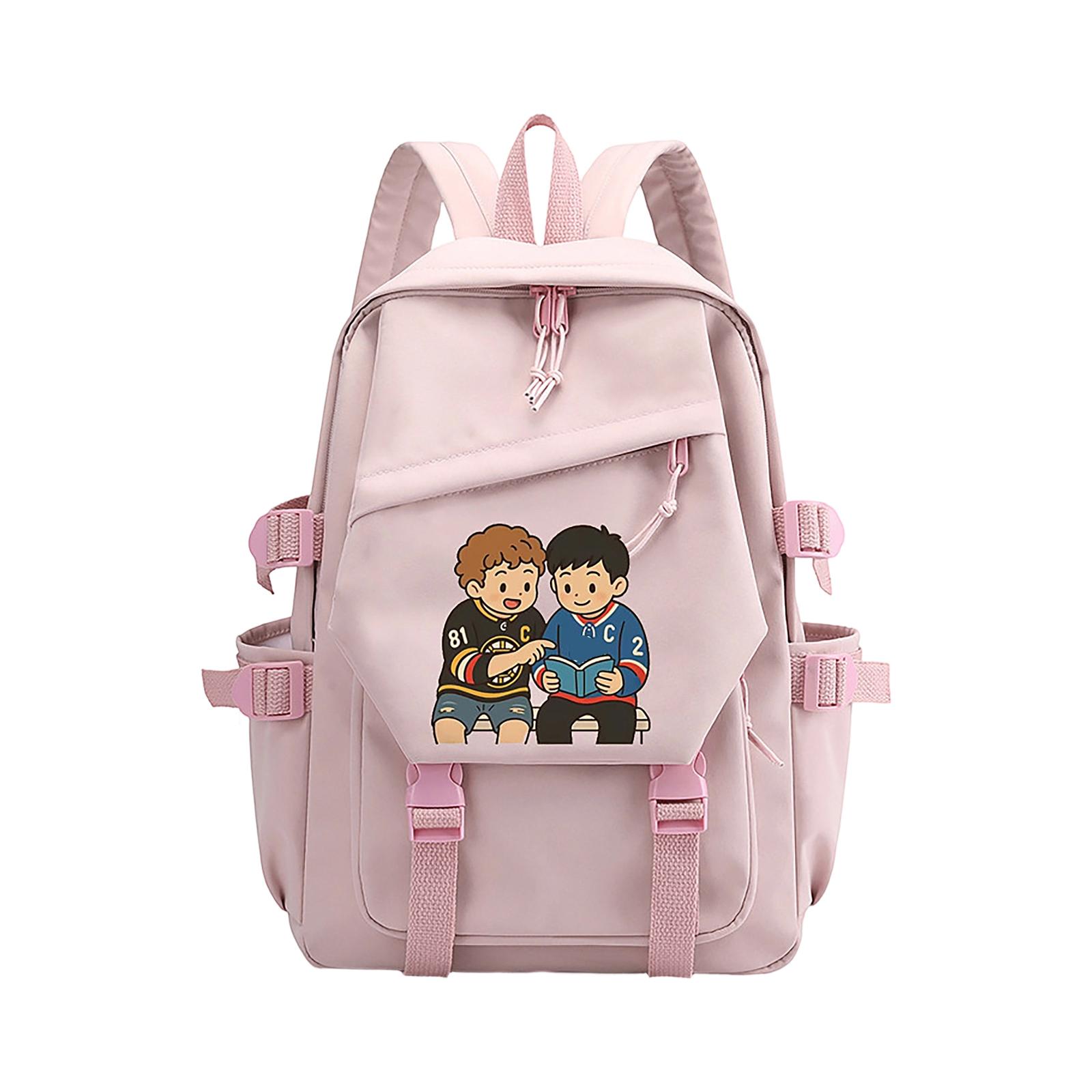 Large-capacity Campus Schoolbag, Outdoor Double-shoulder Backpack, Computer Bag One Size