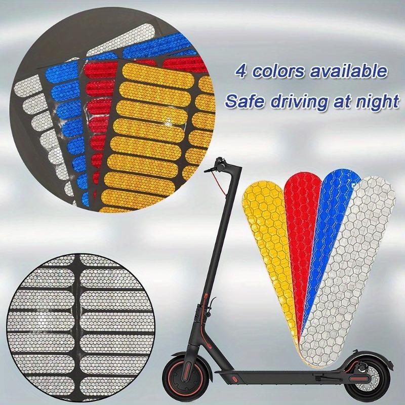 Night Safety Reflective Warning Stickers – Fit Ninebot G30, Xiaomi M365/Pro Scooter Body & Wheel Hub