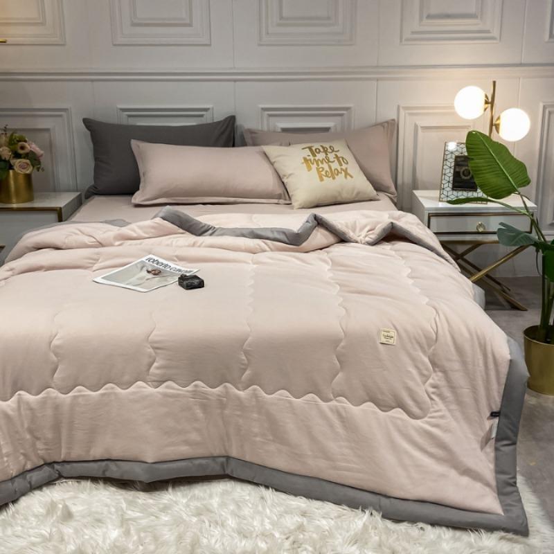 Summer New Japanese Washing Cotton Summer Cool By Breathable Skin Friendly Air Conditioning Can Be Machine Washed Thin Quilt