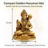 Göttliche Panchmukhi Hanuman Statue – Goldene Segnungen & Schutz