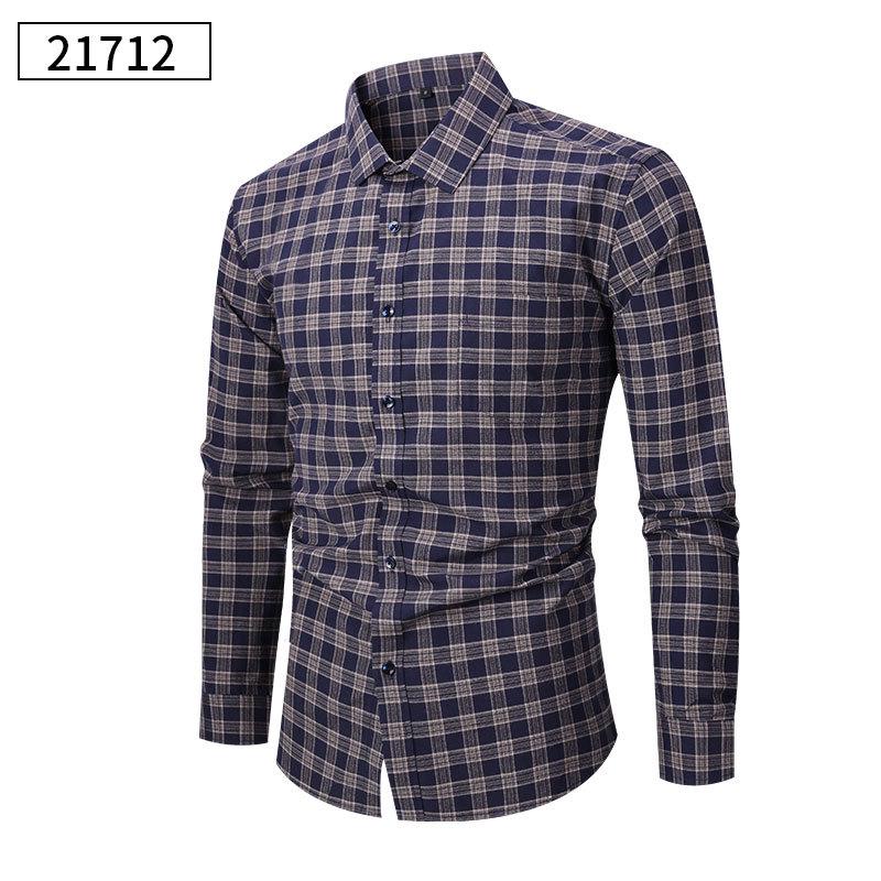 2025 Autumn European & American Oversized Loose-Fit High-End Long-Sleeve Versatile Japanese Casual Men's Shirt
