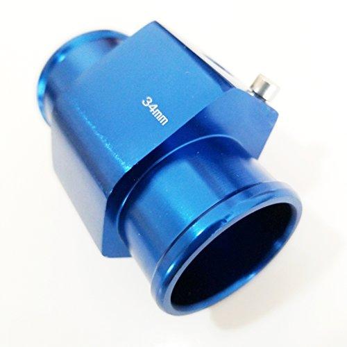 Aquamie Uniwersalny adapter do czujnika temperatury wody PT 1/8 Wąż chłodnicy niebieski (34 mm)