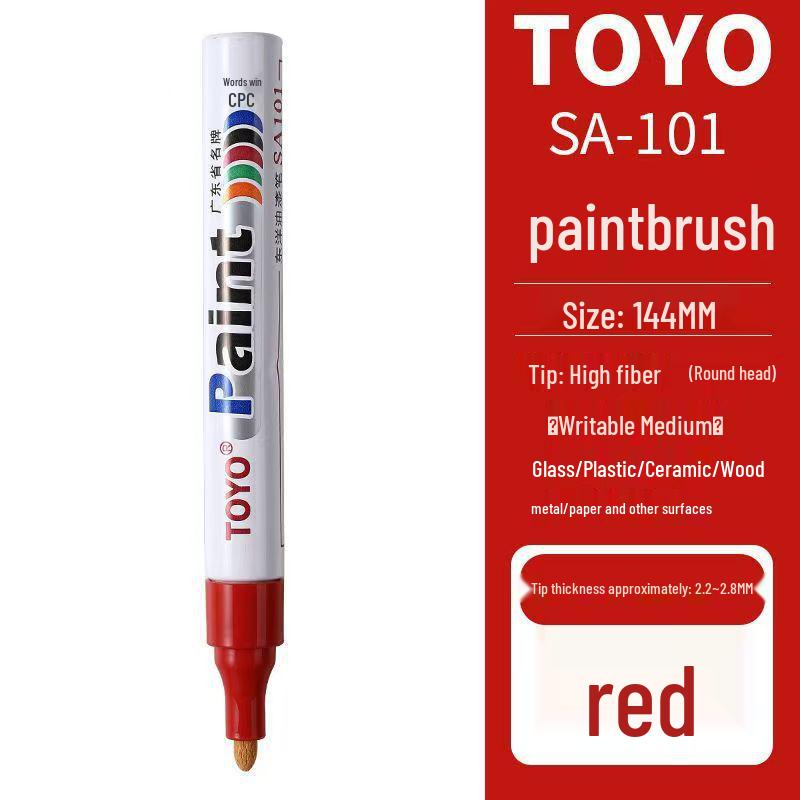 Toyo Paint Pen SA101: 10-pack Black & White Touch-up Markers with Free Shipping.