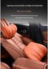 Cloud-Like Suede Memory Foam Headrest & Lumbar Support: Breathable Universal Car Cushion & Neck Pillow
