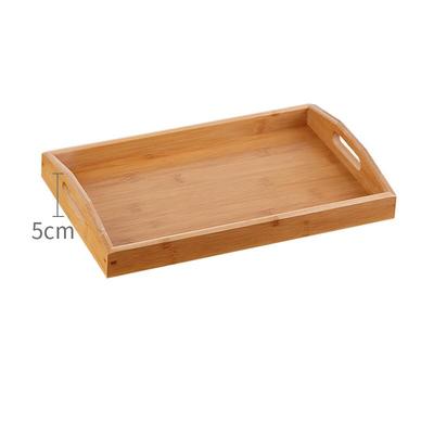 SMVP Round Edge Bamboo Serving Tray
