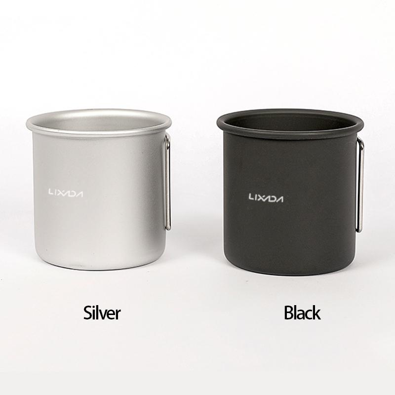 thumbnail image 2 of Lifeventure Titanium Mug With Folding Handle - Ultra Lightweight Cup Ideal For Camping Or Travel 2 of 14