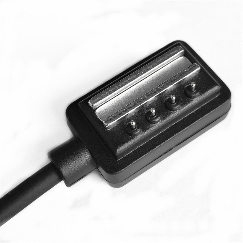 Charging Cable for Suunto 9 / 9 Baro / Spartan Ultra Wristwatch Charging Dock Holder Portable USB Charger Wire Balck