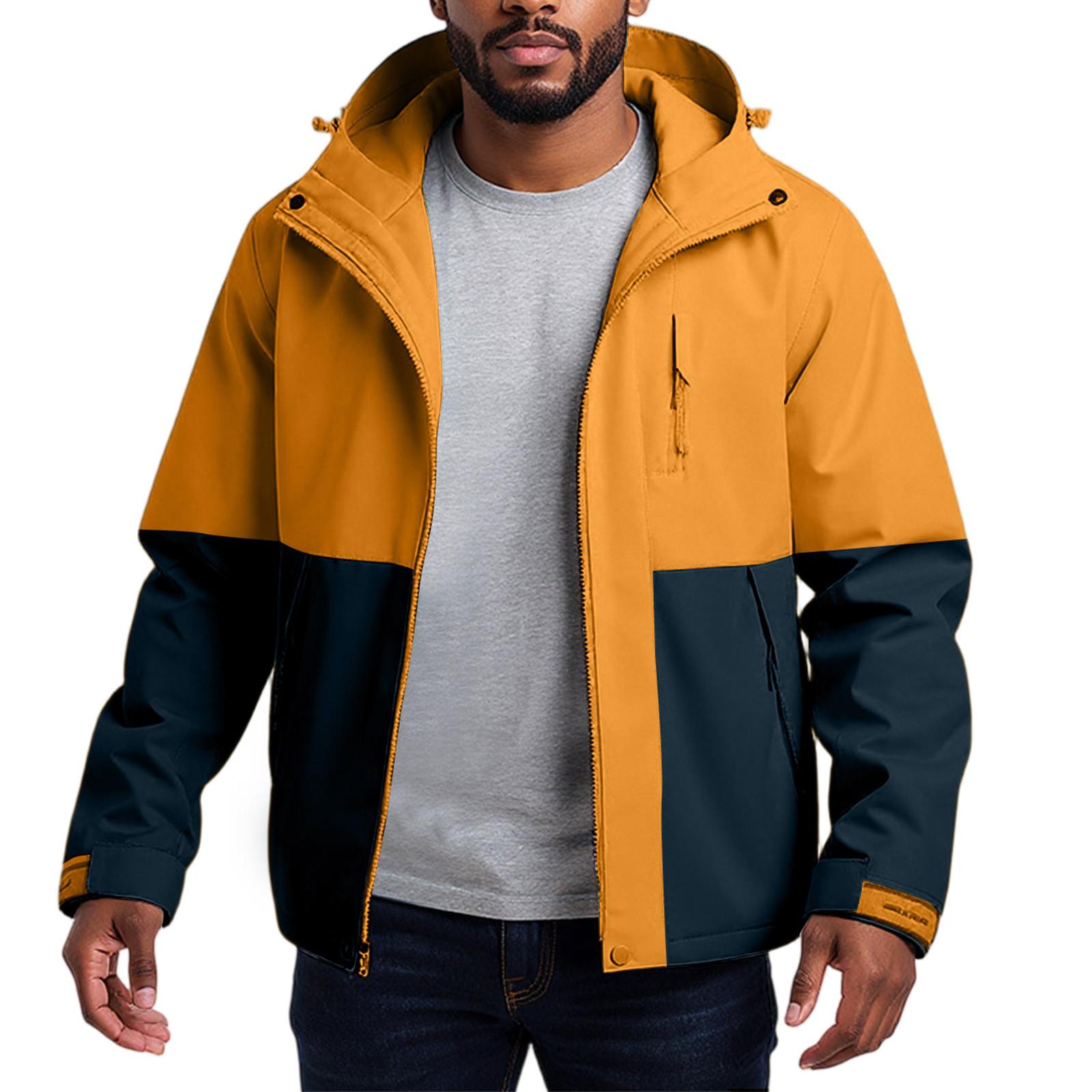 

Men S Loose Half Zipper Hooded Sweatshirt And Submachine Jacket XXL