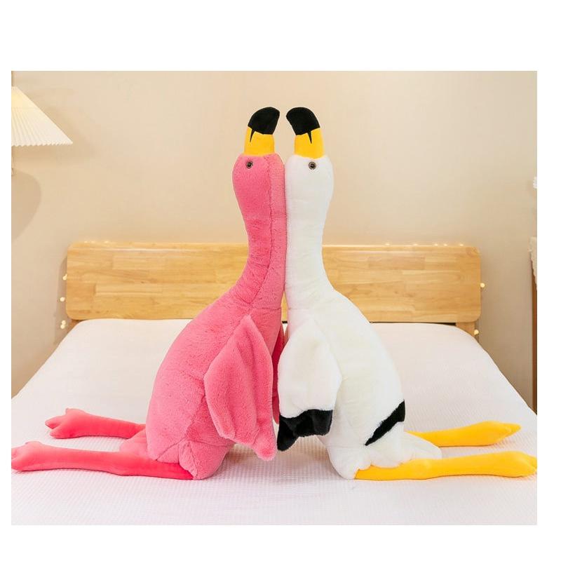 Cute And Cuddly Flamingo Plush Pillow For Kids And Adults