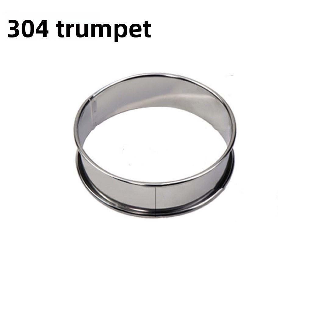 Stainless Steel Round Baking Molds For Pastries And Cookies With Double Rolled Edges For Home Baking Silver 6cm