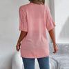 Pulover de damă, primăvară, vară, carouri, cardigan elegant cu decolteu în V Topuri tricotate largi